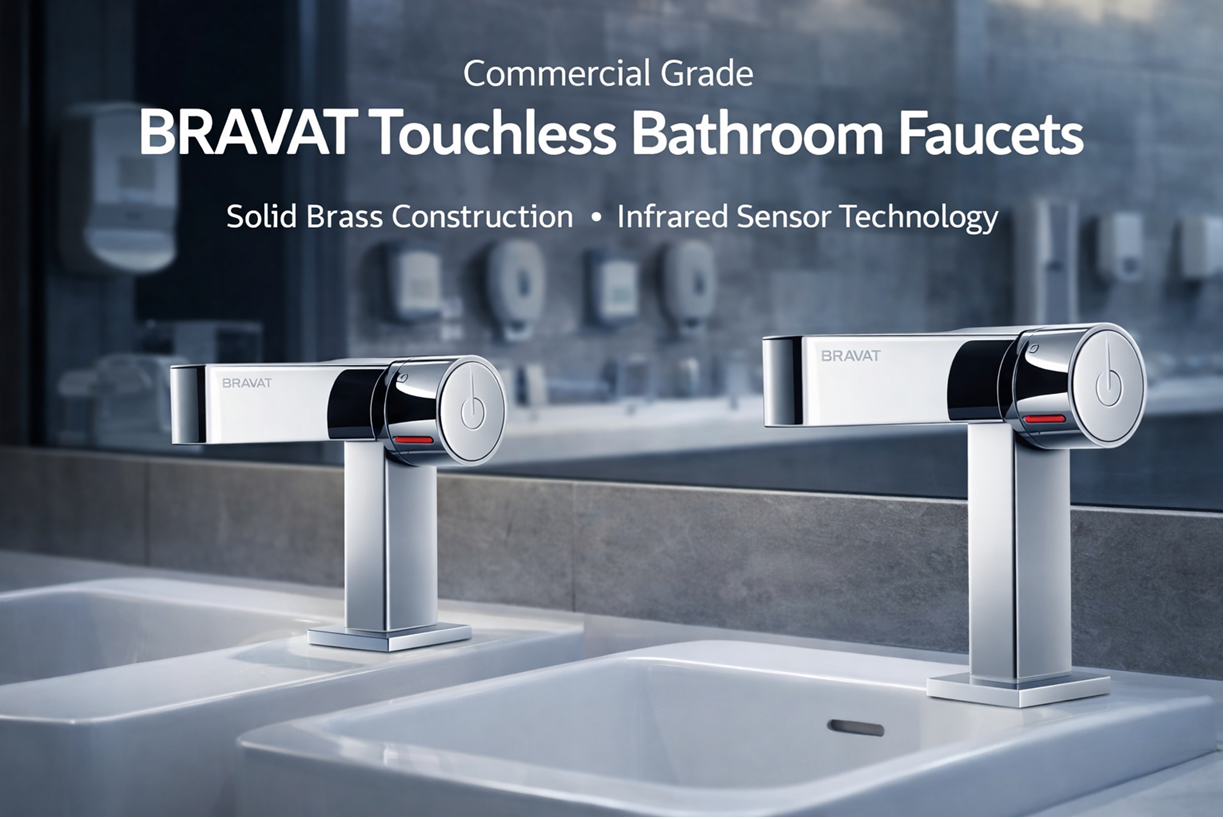 BRAVAT Touchless Electron Faucets